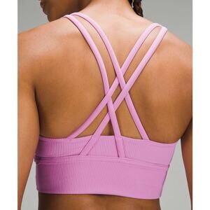 SZ 10 Lululemon Energy Longline Ribbed Bra